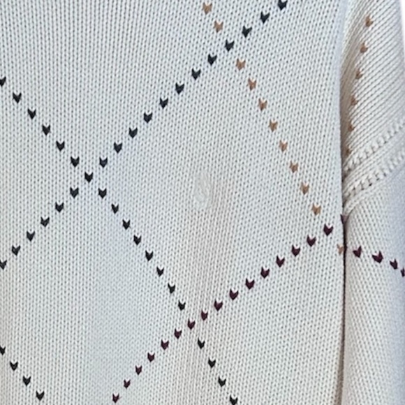 Vintage Nautica Sweater – XL – Creamy Off-White Grandpa Chic 100% cotton - Picture 8 of 8